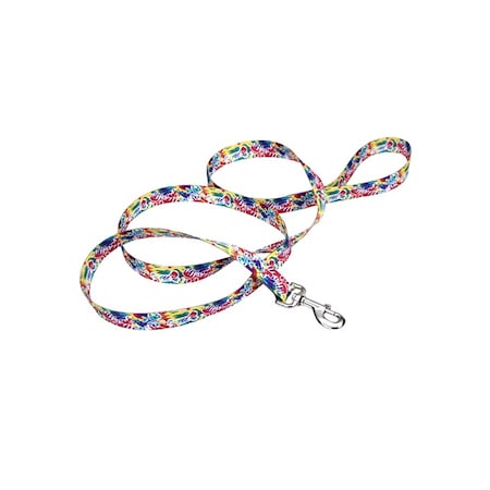 Coastal Pet Pet Attire Styles Leash 3/4" x 6' WILDFLOWER 2631-WDF